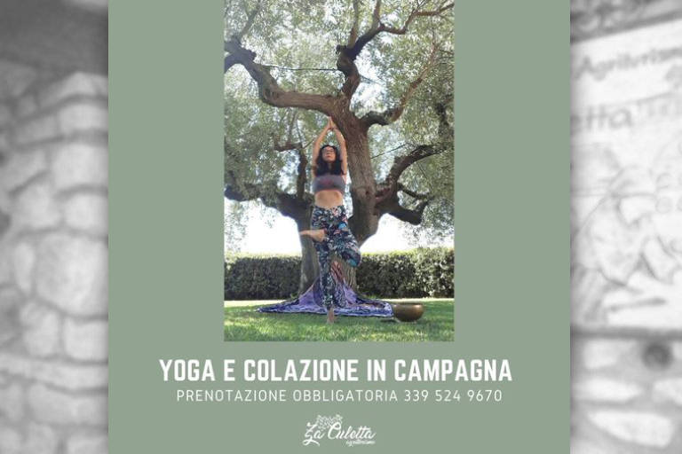 Yoga e colazione in campagna